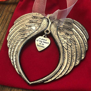 🎄EARLY CHRISTMAS SALE-49% OFF-Christmas ornaments angel wings bell-memorial christmas gift🎅