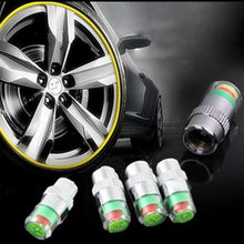 Load image into Gallery viewer, DOMOM Tire Pressure Indicator Valve Stem Caps