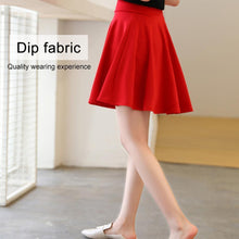 Load image into Gallery viewer, A-line Elastic Waist Pleated Shorts Skirts