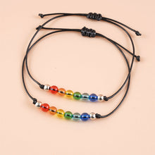 Load image into Gallery viewer, 2pcs rainbow card bracelet