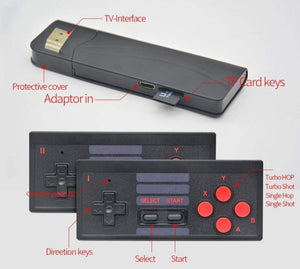 Nostalgic Retro Game Console